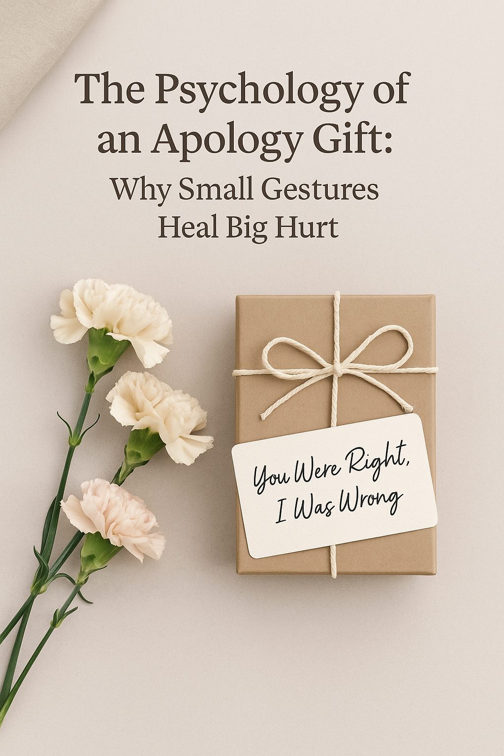 The Psychology of an Apology Gift: Why Small Gestures Heal Big Hurt