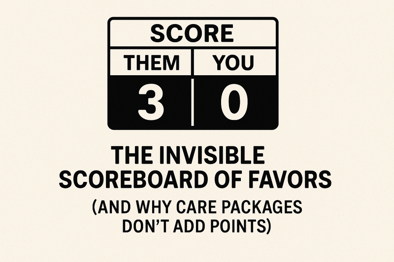 The Invisible Scoreboard of Favors (and Why Care Packages Don’t Add Points)